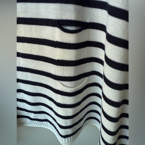 MERSEA Catalina Crewneck Sweater Striped Oversized Baggy Coastal One Size OS - Picture 4 of 6